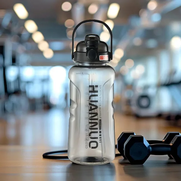 Gourde de sport réutilisable dans une salle de fitness